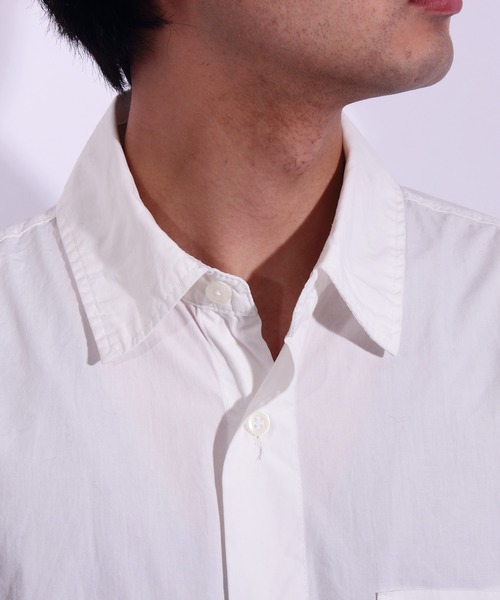 ８(eight)（エイト）の「フォト バックプリント ビッグシャツ オーバーシャツ（シャツ/ブラウス・メンズ・ホワイト/ブラック・FREE）」の3枚目の写真