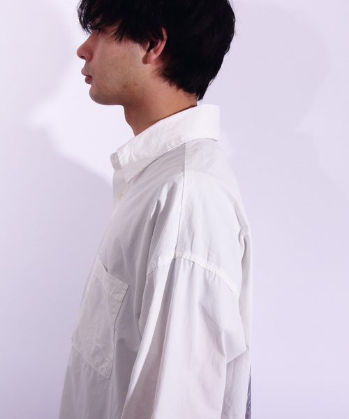 ８(eight)（エイト）の「フォト バックプリント ビッグシャツ オーバーシャツ（シャツ/ブラウス・メンズ・ホワイト/ブラック・FREE）」の17枚目の写真