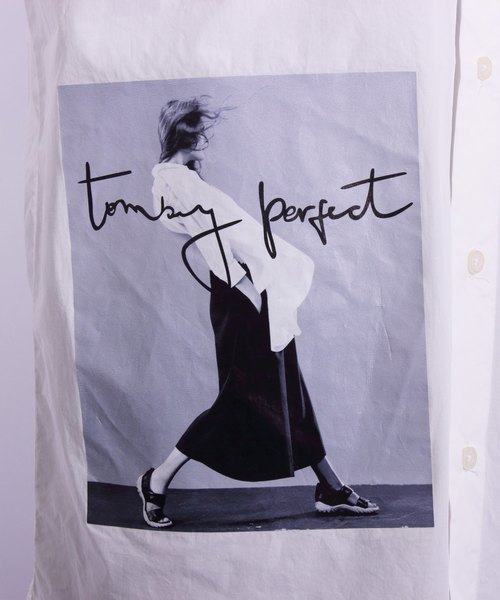 ８(eight)（エイト）の「フォト バックプリント ビッグシャツ オーバーシャツ（シャツ/ブラウス・メンズ・ホワイト/ブラック・FREE）」の22枚目の写真