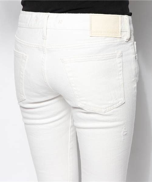 goa(ゴア)の「10OZ ホワイトデニムストレッチスキニーパンツ(デニムパンツ・レディース・ホワイト・0/1/2)」の7枚目の写真