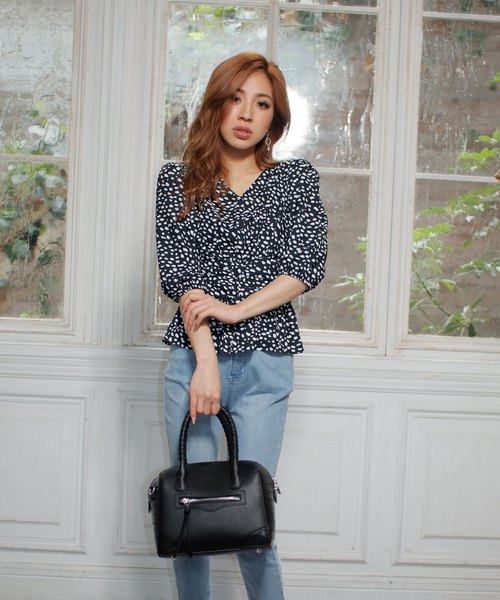 LIPSERVICE（リップサービス）の「バルーンスリーブウエストコルセットブラウス（シャツ/ブラウス・レディース・ホワイト/ピンク/その他1/その他2/ベージュ/ピンク系その他・FREE）」の13枚目の写真