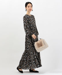 Khaju | Khaju:フラワーティアードロングワンピース(ワンピース)