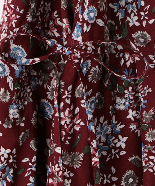 Khaju（カージュ）の「Khaju:フラワーティアードロングワンピース（ワンピース・レディース・ブラック/ワイン・ONE SIZE）」の11枚目の写真