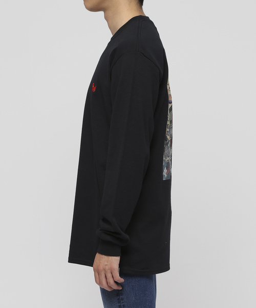 VANQUISH(ヴァンキッシュ)の「Shibuya crossing クルーネックロンT *(Tシャツ/カットソー・メンズ・ホワイト/ブラック/パープル/ピンク・M/L/XL)」の9枚目の写真