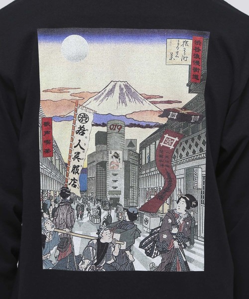 VANQUISH(ヴァンキッシュ)の「Shibuya crossing クルーネックロンT *(Tシャツ/カットソー・メンズ・ホワイト/ブラック/パープル/ピンク・M/L/XL)」の12枚目の写真