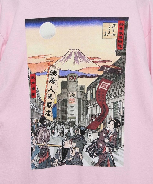 VANQUISH(ヴァンキッシュ)の「Shibuya crossing クルーネックロンT *(Tシャツ/カットソー・メンズ・ホワイト/ブラック/パープル/ピンク・M/L/XL)」の18枚目の写真