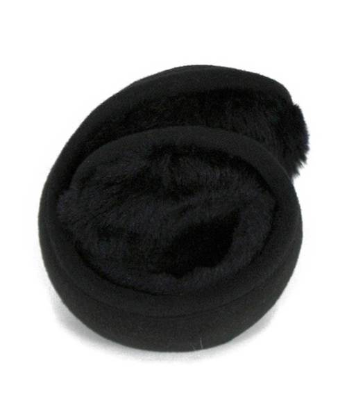 NEW ERA(ニューエラ)の「ニューエラ イヤーマフ 耳当て ボアフリースファー(イヤーマフ・メンズ・ネイビー/ブラック×ホワイト/ブラック×ゴールド・FREE)」の4枚目の写真