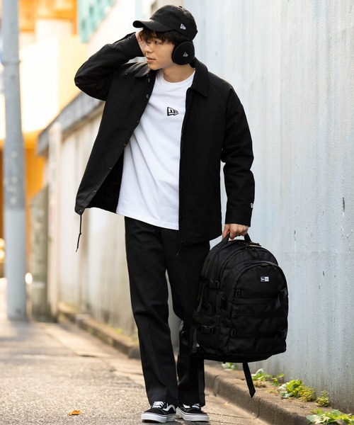 NEW ERA(ニューエラ)の「ニューエラ イヤーマフ 耳当て ボアフリースファー(イヤーマフ・メンズ・ネイビー/ブラック×ホワイト/ブラック×ゴールド・FREE)」の7枚目の写真