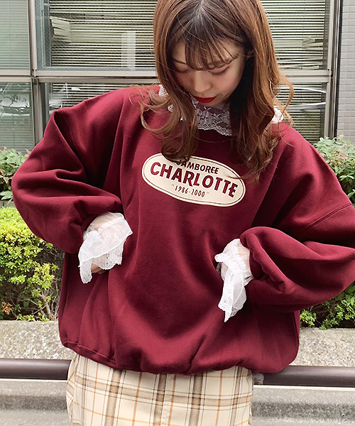 apres jour（アプレジュール）の「サークルロゴスウェット【ZOZOTOWN限定アイテム】（スウェット・レディース・ブラック/ベージュ/ボルドー・フリー）」の15枚目の写真