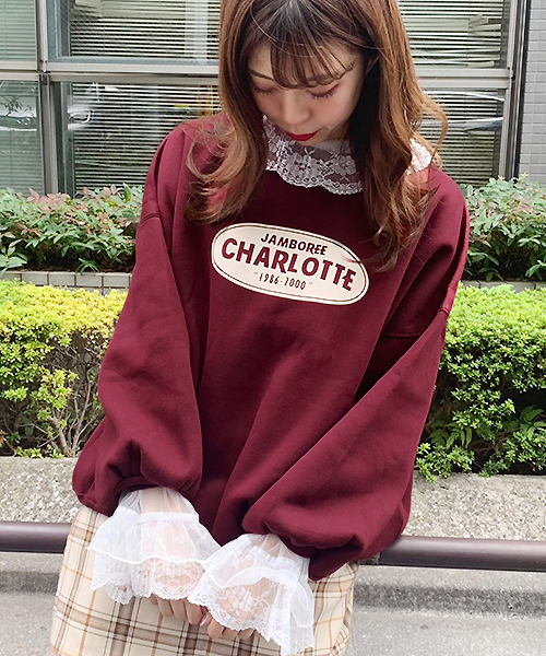 apres jour（アプレジュール）の「サークルロゴスウェット【ZOZOTOWN限定アイテム】（スウェット・レディース・ブラック/ベージュ/ボルドー・フリー）」の10枚目の写真