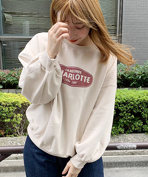 apres jour（アプレジュール）の「サークルロゴスウェット【ZOZOTOWN限定アイテム】（スウェット・レディース・ブラック/ベージュ/ボルドー・フリー）」の18枚目の写真