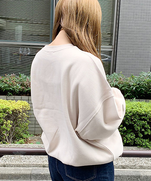 apres jour（アプレジュール）の「サークルロゴスウェット【ZOZOTOWN限定アイテム】（スウェット・レディース・ブラック/ベージュ/ボルドー・フリー）」の13枚目の写真