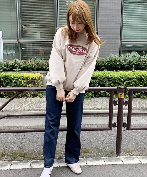 apres jour（アプレジュール）の「サークルロゴスウェット【ZOZOTOWN限定アイテム】（スウェット・レディース・ブラック/ベージュ/ボルドー・フリー）」の16枚目の写真