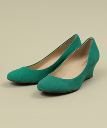 ROSE BUD | (ALL BLACK)MCM201402-3 SUEDE WEDGE PUMPS(パンプス)