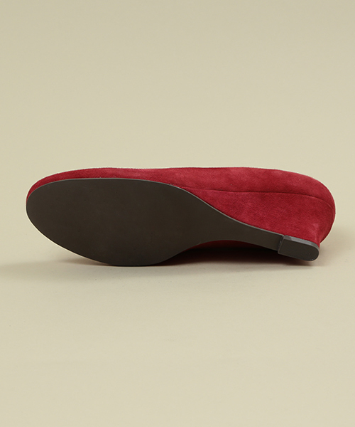 ROSE BUD（ローズバッド）の「(ALL BLACK)スエード ウエッジ パンプス（パンプス・レディース・ブラック/グリーン/ピンク・35/39/36/38/37）」の7枚目の写真