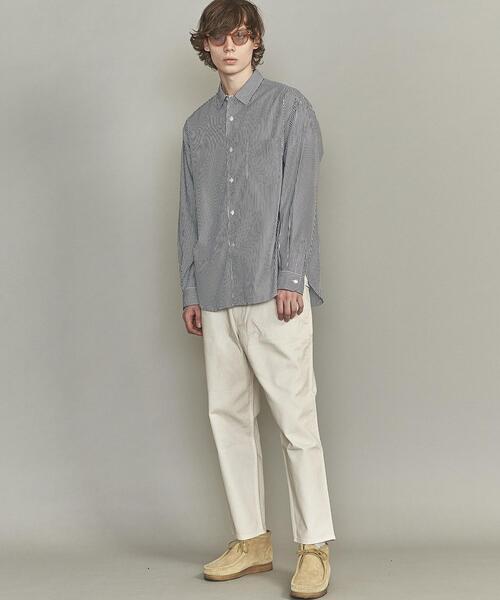 BEAUTY&YOUTH UNITED ARROWS（ビューティーアンドユースユナイテッドアローズ）の「BY ブルーストライプ ワイドフォルム シャツ（シャツ/ブラウス・メンズ・ライトブルー/ネイビー/ロイヤルブルー・S/L/M/XL）」の16枚目の写真