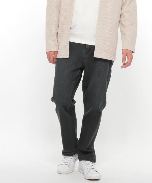 LAKOLE（ラコレ）の「ストレッチストレートデニムパンツ / LAKOLE（デニムパンツ・メンズ・グレー/ネイビー/ブラック/サックスブルー・SMALL/MEDIUM/LARGE）」の2枚目の写真