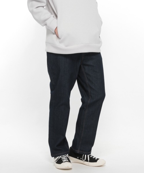 LAKOLE（ラコレ）の「ストレッチストレートデニムパンツ / LAKOLE（デニムパンツ・メンズ・グレー/ネイビー/ブラック/サックスブルー・SMALL/MEDIUM/LARGE）」の13枚目の写真