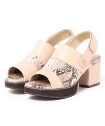 「YOSUKE/ヨースケ」厚底バックベルトレザーサンダル