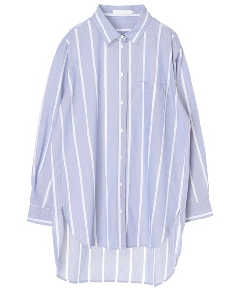 AMERICAN HOLIC(アメリカンホリック)の「前後差シャツチュニック *(シャツ/ブラウス・レディース・オフホワイト/ブルー系その他4/その他5/ストライプ・M/L)」の4枚目の写真