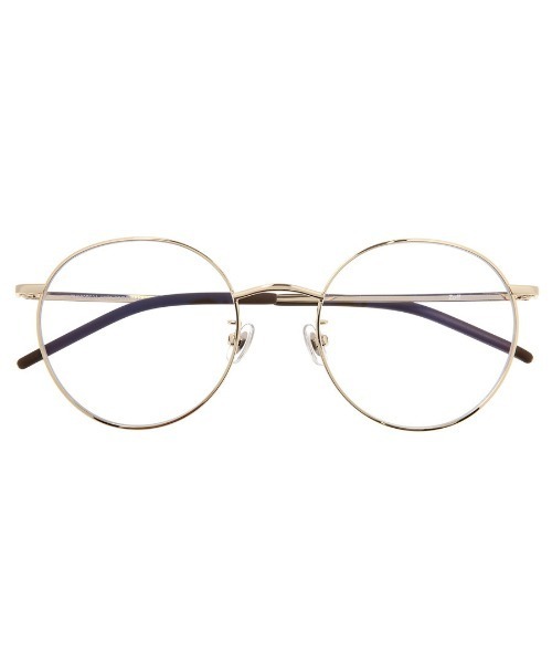 Zoff（ゾフ）の「ボストン型 PCメガネ｜Zoff PC REGULAR TYPE（ブルーライトカット率約35%）（メガネ・レディース・ブラック/ゴールド・FREE）」の12枚目の写真