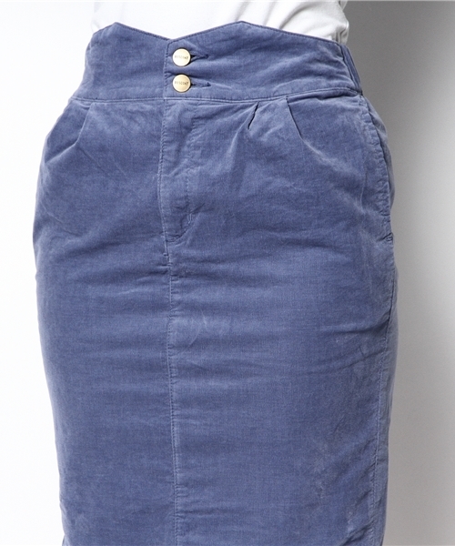 DISCOAT(ディスコート)の「【Discoat】コールペンシルスカート(スカート・レディース・オフホワイト/ライトブルー/ネイビー・LARGE/MEDIUM)」の5枚目の写真