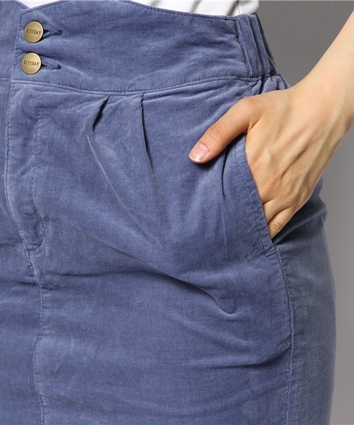 DISCOAT(ディスコート)の「【Discoat】コールペンシルスカート(スカート・レディース・オフホワイト/ライトブルー/ネイビー・LARGE/MEDIUM)」の7枚目の写真