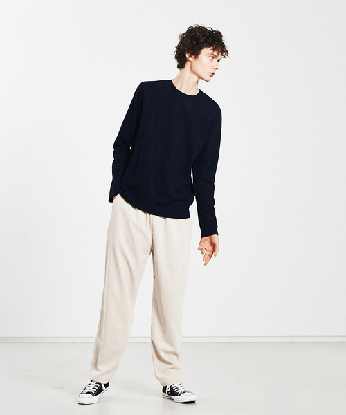 ABAHOUSE（アバハウス）の「【展開店舗限定】パネル切替 プルオーバー（Tシャツ/カットソー・メンズ・ホワイト/ベージュ/ネイビー/サックスブルー・46/48）」の17枚目の写真