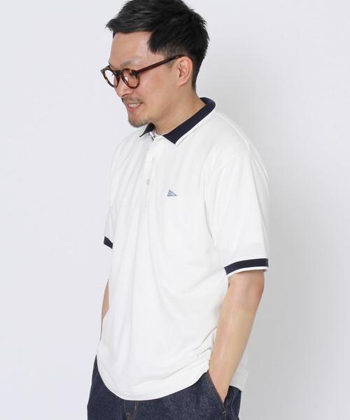 coen（コーエン）の「鹿の子レギュラーポロシャツ（ポロシャツ・メンズ・ブラック/ホワイト/ベージュ・X-LARGE/LARGE/MEDIUM/SMALL）」の2枚目の写真