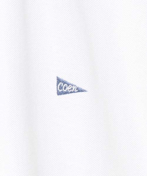 coen（コーエン）の「鹿の子レギュラーポロシャツ（ポロシャツ・メンズ・ブラック/ホワイト/ベージュ・X-LARGE/LARGE/MEDIUM/SMALL）」の8枚目の写真