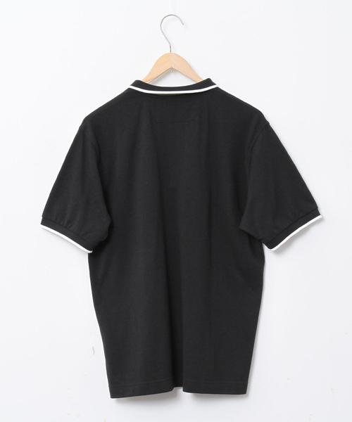 coen（コーエン）の「鹿の子レギュラーポロシャツ（ポロシャツ・メンズ・ブラック/ホワイト/ベージュ・X-LARGE/LARGE/MEDIUM/SMALL）」の6枚目の写真