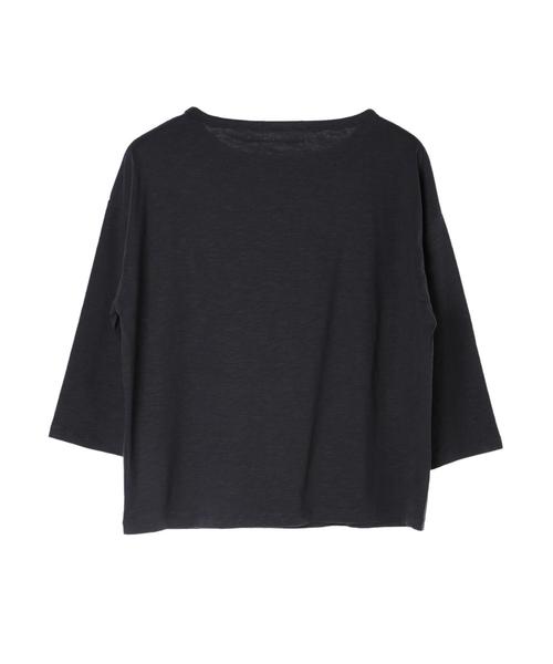 AMERICAN HOLIC(アメリカンホリック)の「7分袖クルーネックゆるカットプルオーバー1 *●(Tシャツ/カットソー・レディース・ベージュ/ネイビー/オフホワイト・M/L)」の11枚目の写真