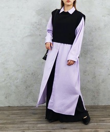 Riberry | ロングシャツワンピ(シャツワンピース)