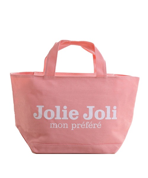 sankyo shokai（サンキョウショウカイ）の「[Jolie Joli] ショッピングミニ トートバッグ（トートバッグ・レディース・レッド/アイボリー/ホワイト×ネイビー/ピンク・FREE）」の4枚目の写真