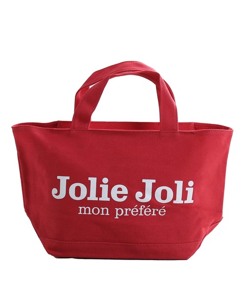sankyo shokai（サンキョウショウカイ）の「[Jolie Joli] ショッピングミニ トートバッグ（トートバッグ・レディース・レッド/アイボリー/ホワイト×ネイビー/ピンク・FREE）」の6枚目の写真