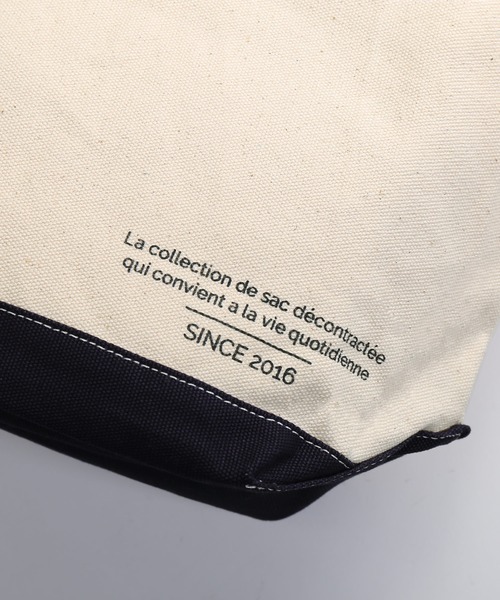 sankyo shokai（サンキョウショウカイ）の「[Jolie Joli] ショッピングミニ トートバッグ（トートバッグ・レディース・レッド/アイボリー/ホワイト×ネイビー/ピンク・FREE）」の14枚目の写真