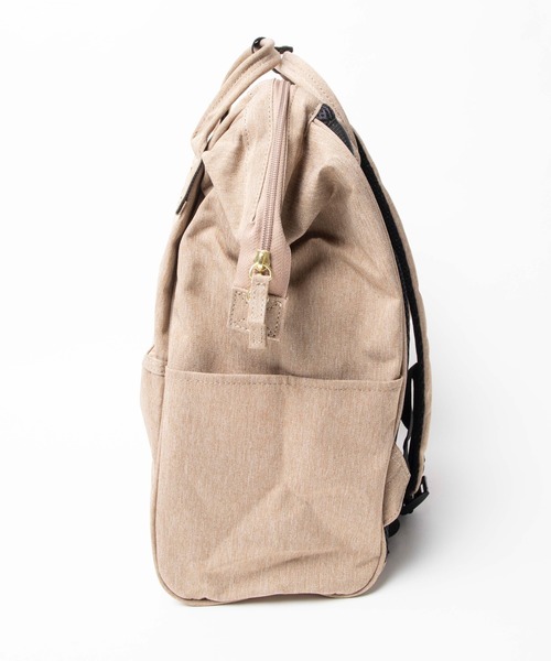 anello（アネロ）の「WEGO/anello GRANDE 軽量撥水杢調ポリ口金リュック（バックパック/リュック・メンズ・ブラック/ベージュ/ネイビー/ピンク・FREE）」の20枚目の写真