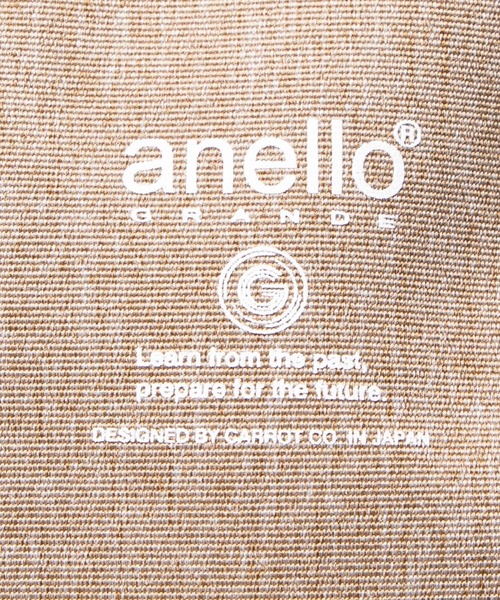 anello（アネロ）の「WEGO/anello GRANDE 軽量撥水杢調ポリ口金リュック（バックパック/リュック・メンズ・ブラック/ベージュ/ネイビー/ピンク・FREE）」の22枚目の写真