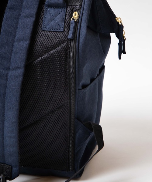 anello（アネロ）の「WEGO/anello GRANDE 軽量撥水杢調ポリ口金リュック（バックパック/リュック・メンズ・ブラック/ベージュ/ネイビー/ピンク・FREE）」の7枚目の写真