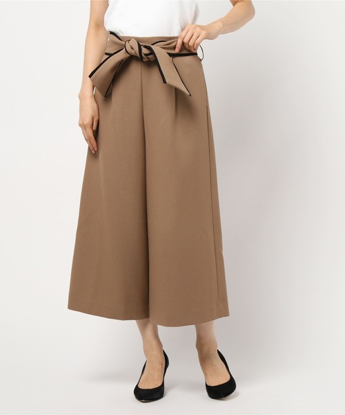 Tiara（ティアラ）の「バイカラーベルトワイドパンツ（その他パンツ・レディース・アイボリー/キャメル/ブラック・S/M）」の20枚目の写真