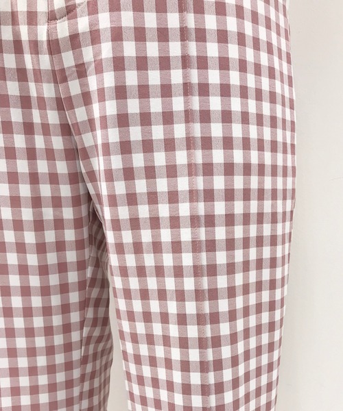 one after another NICE CLAUP(ワンアフターアナザーナイスクラップ)の「センタータックカラースラックス(スラックス・レディース・ベージュ系その他/ピンク系その他/チェック・SMALL/MEDIUM)」の13枚目の写真