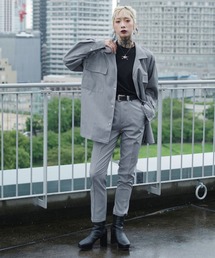 G.O.C | TRドルマンセットアップ CPOシャツジャケット & スラックスパンツ(テーラードジャケット)