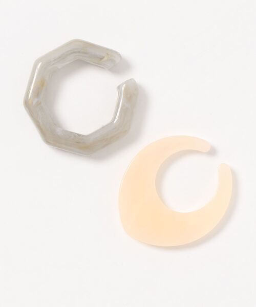 apres jour mignon（アプレジュールミニョン）の「【apresjour mignon×ARIAZ】アソート変形カラーイヤカフ（イヤリング・レディース・A/B/C/D/E/F/G/H・ONESIZE）」の2枚目の写真