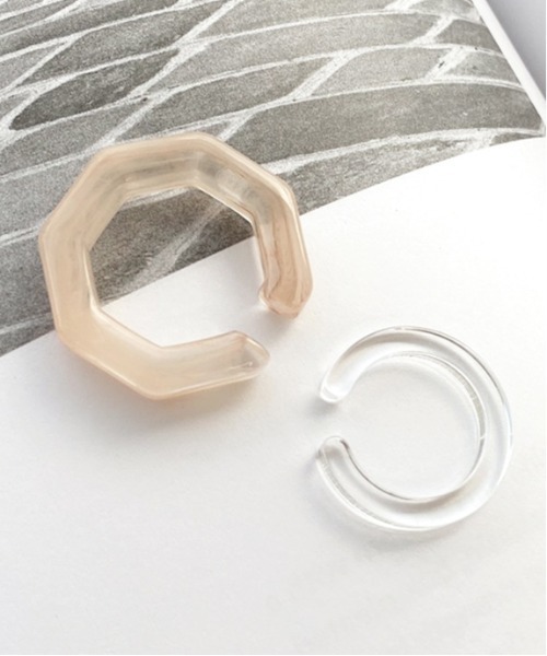 apres jour mignon（アプレジュールミニョン）の「【apresjour mignon×ARIAZ】アソート変形カラーイヤカフ（イヤリング・レディース・A/B/C/D/E/F/G/H・ONESIZE）」の7枚目の写真