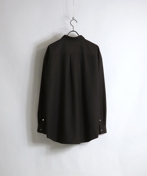 Confirm(コンファーム)の「Confirm / コンファーム TR CPOビッグシルエットシャツ(シャツ/ブラウス・メンズ・ベージュ/ブラウン/ミント/ベージュ系その他・FREE)」の8枚目の写真