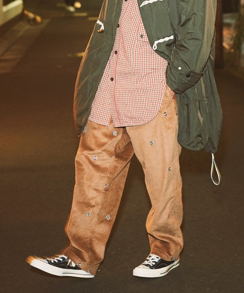 go slow caravan(ゴースローキャラバン)の「コーデュロイ総刺繍 7pokeイージーパンツ(その他パンツ・メンズ・ベージュ/ネイビー・MEDIUM/LARGE/X-LARGE)」の10枚目の写真