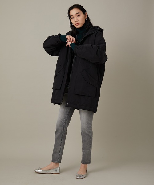 ◆sasa◆美品♡SLOBE IENA【MEYAME】 パーカーコート SLOBE IENA スローブイエナMEYANE メヤメパーカーコートピンク