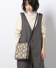 フェイクレザータテ型ショルダーバッグ / LAKOLE