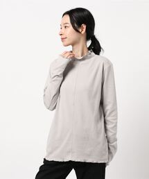Samansa Mos2 blue | メローフリルインナー(Tシャツ/カットソー)