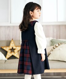 apres les cours | チェック切替えジャンパースカート(ジャンパースカート)